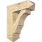 Ekena Millwork Balboa Arts and Crafts Rough Sawn Bracket w/ Offset Brace, Douglas Fir, 8"W x 24"D x 28"H BKT0806X24X28BOA03RDF - alternate 1